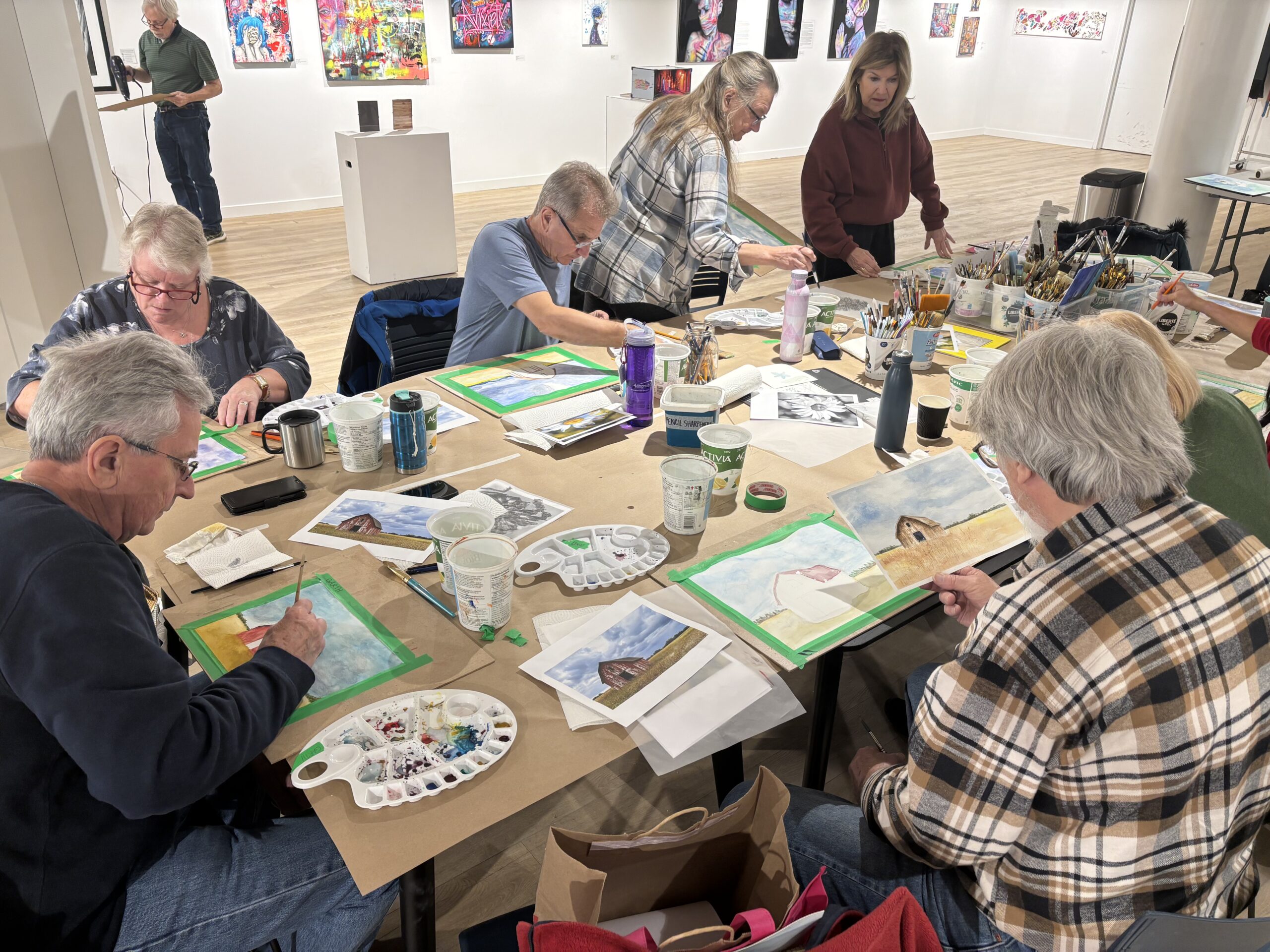Arts Etobicoke: Seniors Watercolour Painting Program