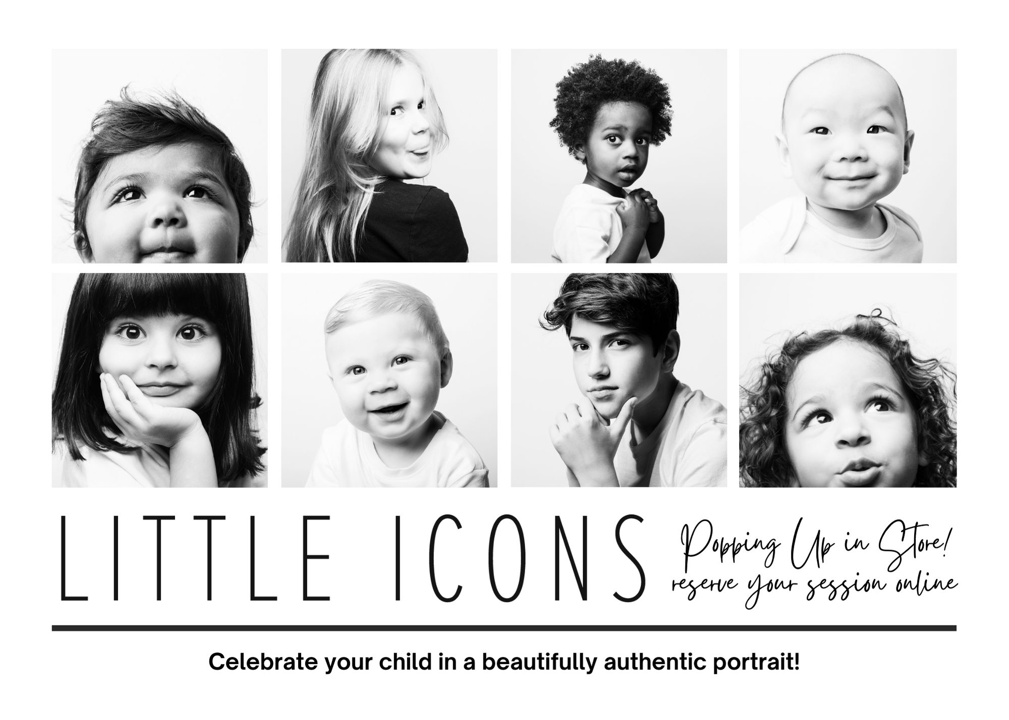 Little Icons Portrait Pop-up at Fairgrounds Cloverdale