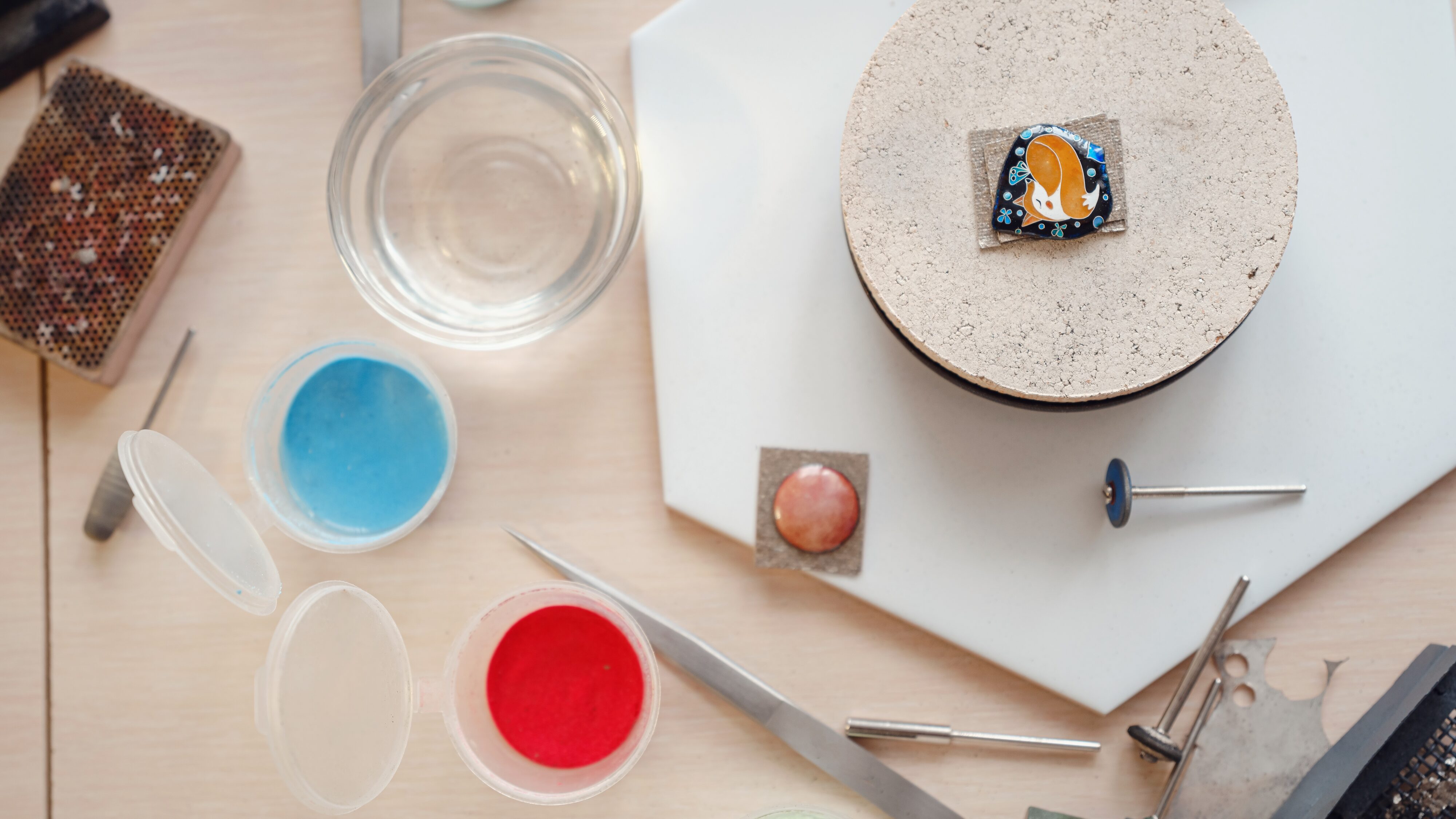 Arts Etobicoke: Creative Pendant & Keychain Enamelling for Beginners with Caroline Andrews