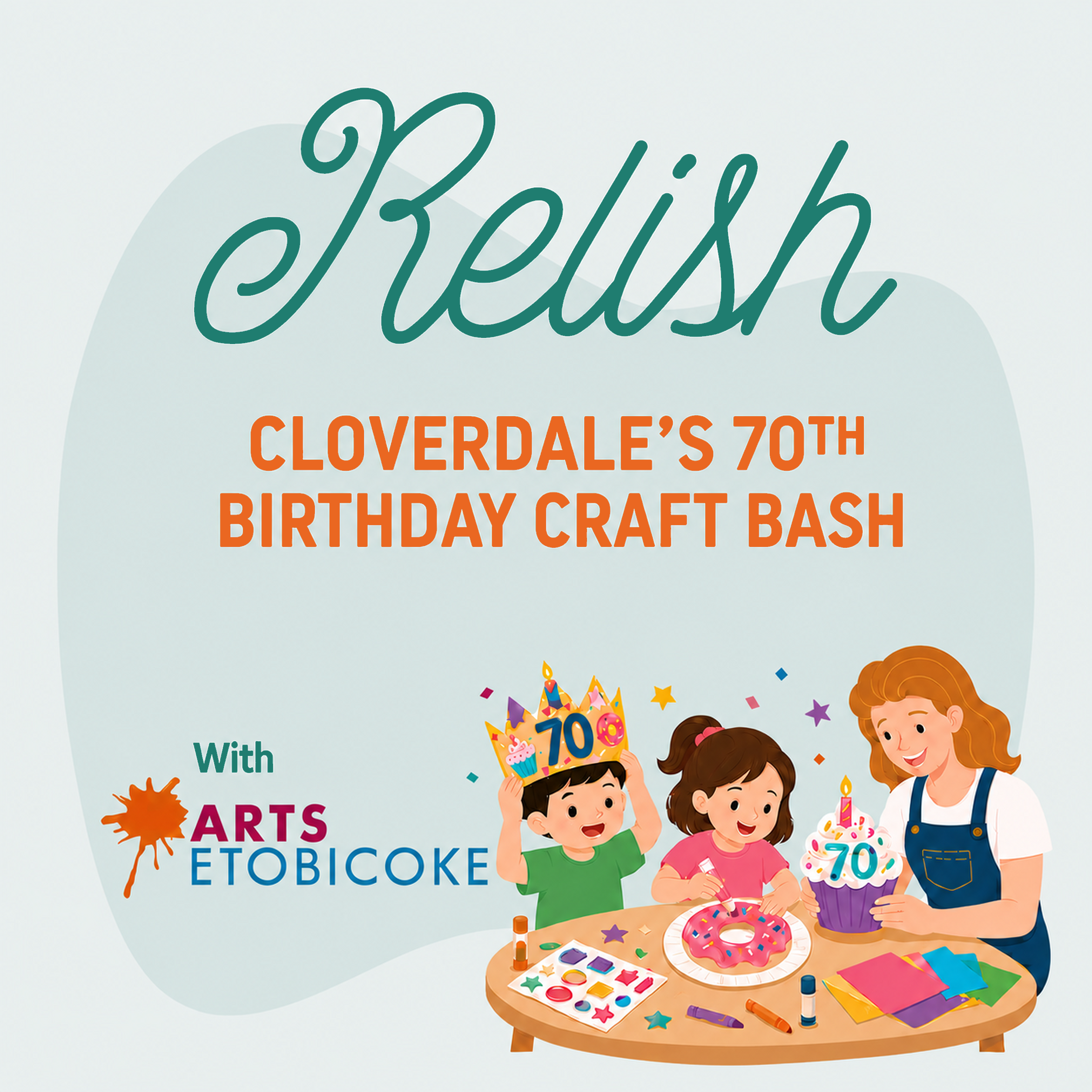 Cloverdale's 70th Birthday Craft Bash
